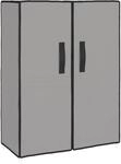 vidaXL Schuhschrank Grau 60x28x90 cm Stoff 337262