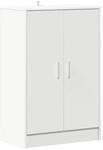 vidaXL Schuhschrank Wei&szlig; 60x35x92 cm Holzwerkstoff 808927