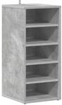 vidaXL Schuhschrank Betongrau 31,5x35x70 cm Holzwerkstoff 808989