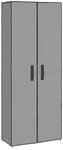 vidaXL Schuhschrank Grau 60x30x166 cm Stoff 337259