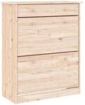 vidaXL Schuhschrank ALTA 77x35x96 cm Massivholz Kiefer 353923