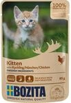 Bozita Katzen-Nassfutter H&auml;ppchen in Sauce H&uuml;hnchen f&uuml;r Kitten 85 g
