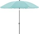 Derby Balkonschirm COMO &Oslash; 165 cm Hellblau mit Knickfunktion