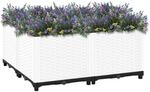 vidaXL Hochbeet 80x80x38 cm Polypropylen 1626775