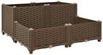 vidaXL Hochbeet 80x80x38 cm Polypropylen 316523