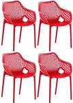 CLP 4er Set St&uuml;hle Air XL Rot