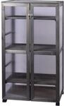 Dobar Gro&szlig;er Anzuchtschrank Dome Indoor Gew&auml;chshaus Anthrazit FSC&reg;