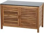 Siena Garden Riva Outdoor-Kitchen Mittelteil niedrig Dunkelgrau ca. 100x52x67 cm