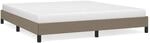 vidaXL Bettgestell Taupe 180x200 cm Stoff Modell 21371213
