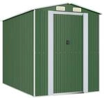 vidaXL Ger&auml;teschuppen Gr&uuml;n 192x274x223 cm Verzinkter Stahl 1399261