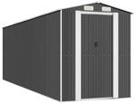 vidaXL Ger&auml;teschuppen Anthrazit 192x606x223 cm Verzinkter Stahl 1395232
