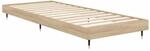 vidaXL Bettgestell Ohne Matratze Sonoma-Eiche 75x190 cm Holzwerkstoff 832208