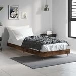 vidaXL Bettgestell Ohne Matratze R&auml;uchereiche 75x190 cm Holzwerkstoff 832210