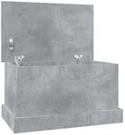 vidaXL Truhe Betongrau 50x30x28 cm Holzwerkstoff 816500