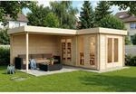 Carlsson Gartenhaus Quinta Flachdach Unbehandelt 680 cm x 467 cm