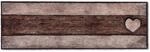 Astra Sauberlaufmatte Pure und Soft 50 cm x 150 cm Holz Herz