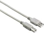 Hama USB-Kabel USB 2.0 USB-A Stecker/USB-B Stecker Grau 1,5 m