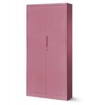 Jan Nowak Aktenschrank Metallschrank JAN H Rosa 195x90x40 cm mit...
