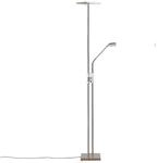 Lindby LED Stehlampe Jonne 9624065 Dimmbar Modern in Alu aus Metall 2-flammig