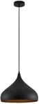 Lindby Pendelleuchte Ritana 9624336 Modern in Schwarz aus Aluminium 1-flammig E27