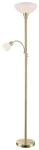 Lindby Stehlampe Elaina 9620009 Modern in Gold Messing aus Metall 2-flammig E27