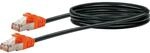 Schwaiger Netzwerkkabel S/FTP CAT 7 Schwarz 2 m