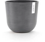 Ecopots Pflanztopf Oslo Grau 25 cm x 21,8 cm