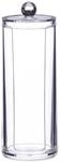 Relaxdays Wattepadspender Acryl Transparent 2er Set Abnehmbar 17,5 cm x 7,5 cm