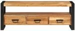 vidaXL TV-Schrank 120x30x45 cm Massivholz Akazie
