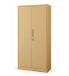 Jan Nowak Abschlie&szlig;barer Mehrzweckschrank Dawid 185 x 90 x 45 cm Fresh Style Beige