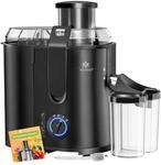 KESSER Entsafter Edelstahl 1100 W 3 Geschwindigkeitsstufen Schwarz