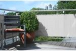Floracord Balkonverkleidung Silbergrau 90 cm x 500 cm