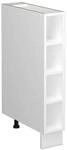 Vicco K&uuml;chenregal Fame-Line Offener K&uuml;chenschrank Wei&szlig;/Wei&szlig; 15 cm ohne