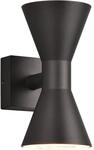 Trio Wandleuchte Ardas Schwarz Matt 20 cm x 10 cm x 15 cm