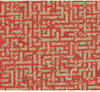 Vliestapete Geometrisch Design Muster Glänzend Strukturiert Rot Gold FSC®