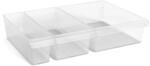 Rotho K&uuml;hlschrankorganizer-Set Loft 3 Transparent 3-teilig