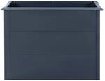Westmann Hochbeet Primus aus Metall 100 cm x 50 cm x 77 cm Anthrazit