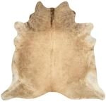 vidaXL Teppich Echtes Rindsleder Beige 180x220 Cm 1932894