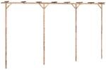 vidaXL Pergola Bambus 385x40x205 cm