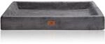 Knuffelwuff Hundebett Santiago Orthop&auml;disch Cord XXL 120 x 100cm Grau