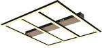 Globo LED-Deckenleuchte Froomy Schwarz 60 X 60 cm