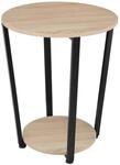 Tectake Beistelltisch Swindon Industrial Style Holz und Stahl 50 x 50 x 62 50 cm