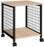 Tectake Beistelltisch Gary Industrial Style Holz und Stahl 40 x 40 x 48 cm