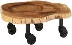 vidaXL Couchtisch Massivholz Akazie 60x55x25 cm 244950