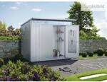 Biohort Metall-Ger&auml;tehaus AvantGarde ECO A4 Silber-Metallic Standardt&uuml;r