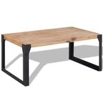 vidaXL Couchtisch Massivholz Akazie 100x60x45 cm 243914