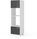 Vicco Mikrowellenschrank R-Line K&uuml;chenregal f&uuml;r die Mikrowelle Anthrazit
