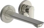 Ideal Standard Wand-Waschtischarmatur Connect Air Ausladung 18,5 cm Silver Storm