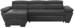 Vente-unique Schlafsofa Jonova Anthrazitgrau 256 cm