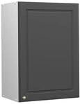 Vicco H&auml;ngeschrank Fame-Line H&auml;ngender K&uuml;chenschrank Anthrazit-Gold/Wei&szlig; 50 cm
